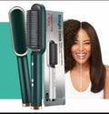 Hair Straightener brush for Women & Men, Hair Styler, Straightener Machine Brush/PTC Heating Electric Straightener with 5 Temperature Control