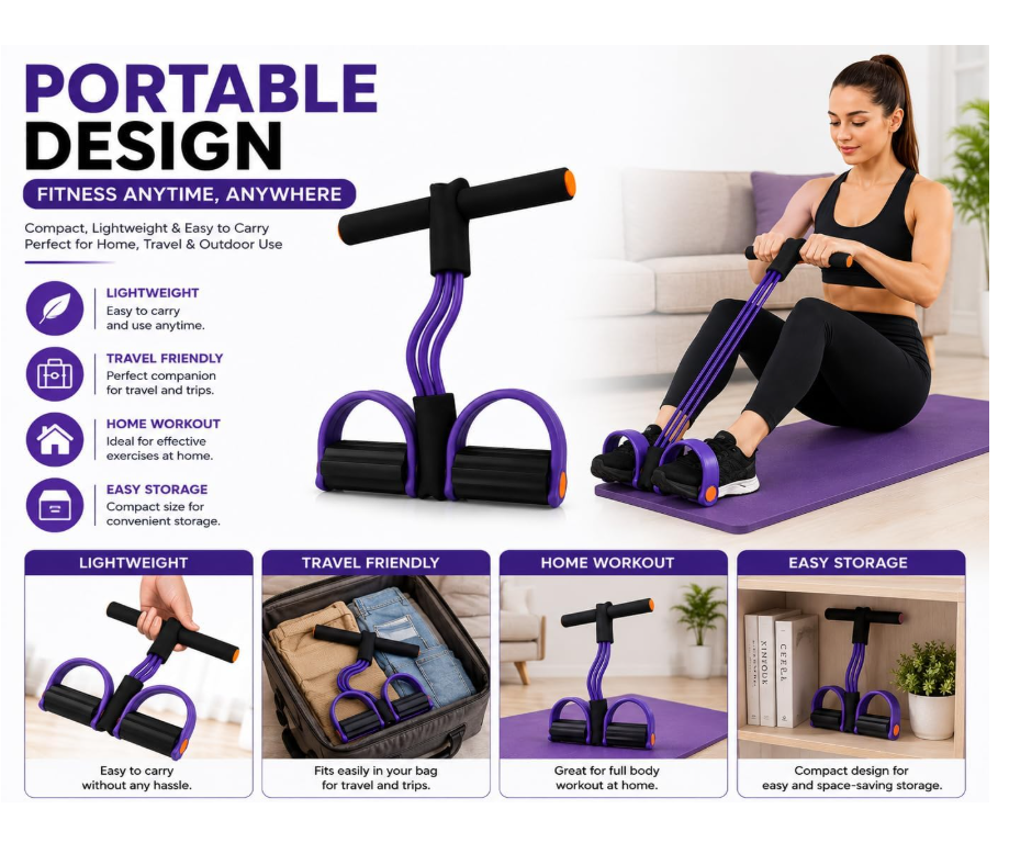 Yoga Pedal Puller Resistance Band Fitness Equipment